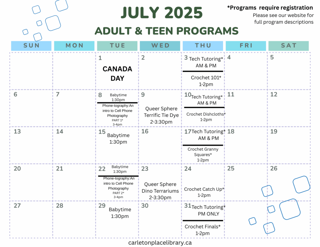 July calendar