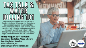 Tax Talk poster