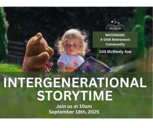 Intergenerational Storytime poster