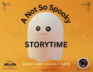 Not So Spooky Storytime poster