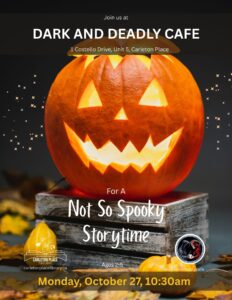 Not So Spooky Storytime poster