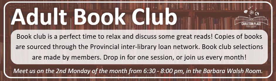 Adult Book Club Banner