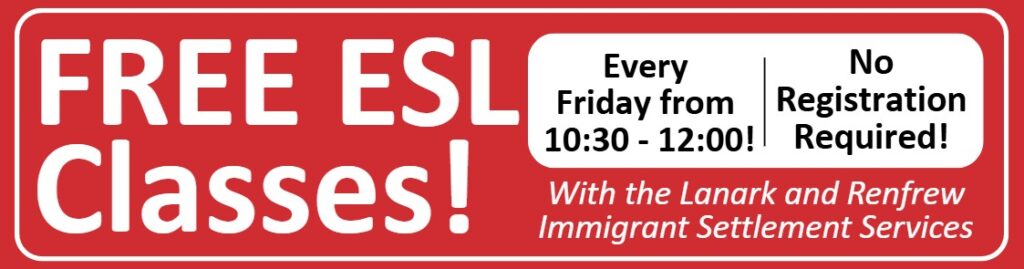 ESL Classes Banner