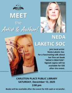 Ned Soc author visit poster