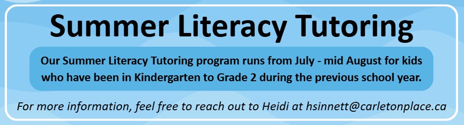 Summer Litteracy Banner