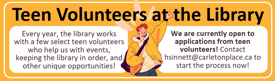 Teen Volonteers Banner