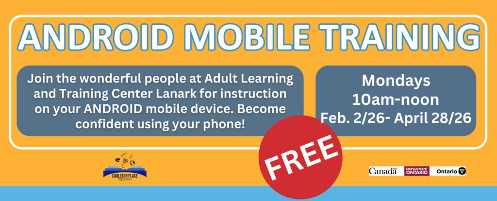 Silver Lining Society Android Mobile Training poster